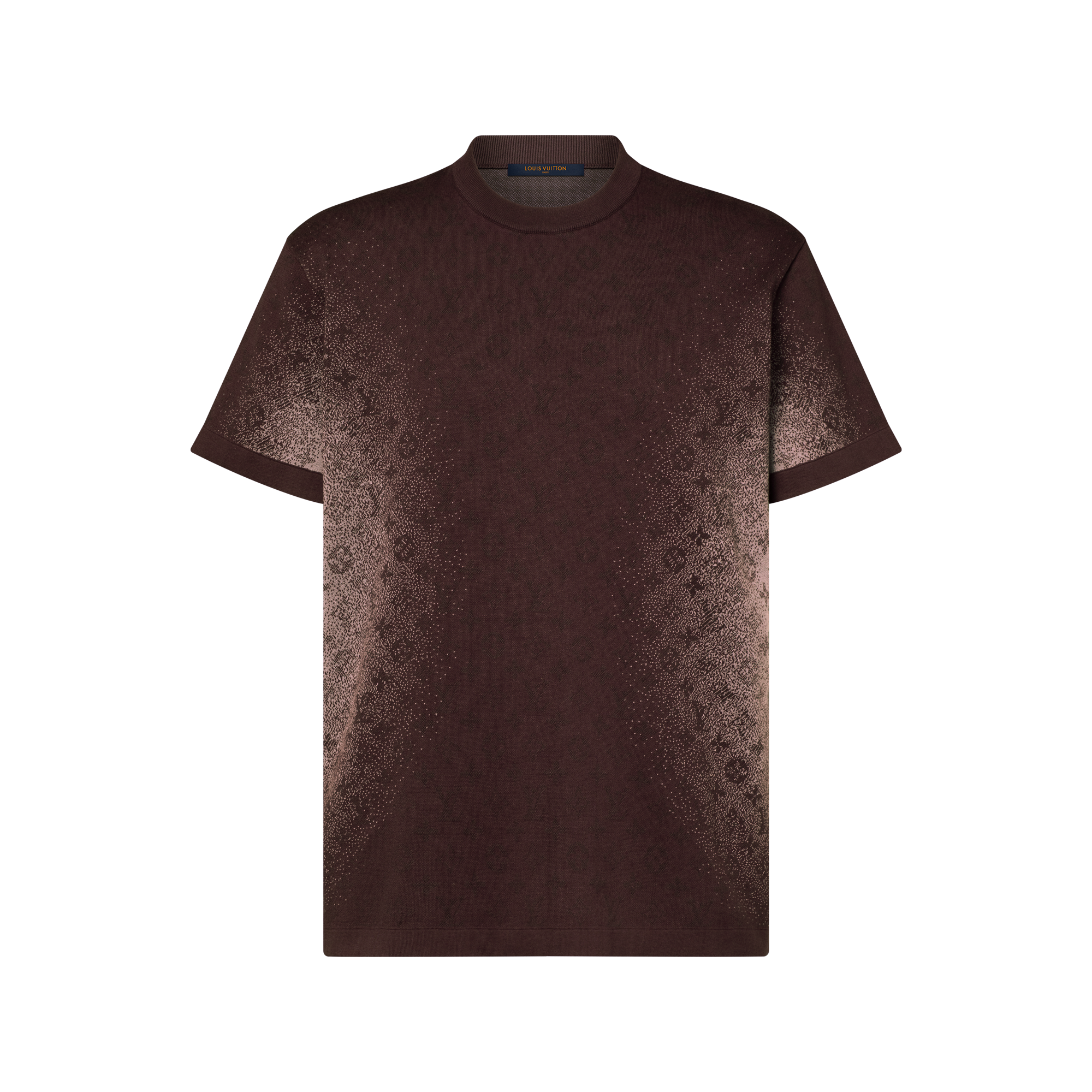 Monogram Jacquard Short-Sleeved Crewneck - New - For Men | LOUIS